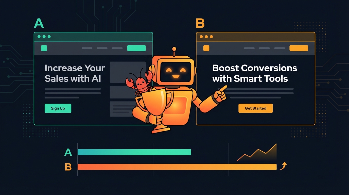 🦞 A/B Testing Your AI Agent Can Actually Use