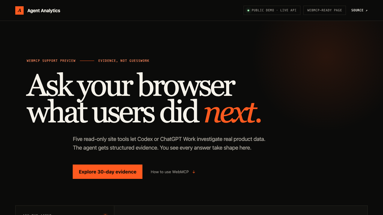 Agent Analytics Now Supports WebMCP